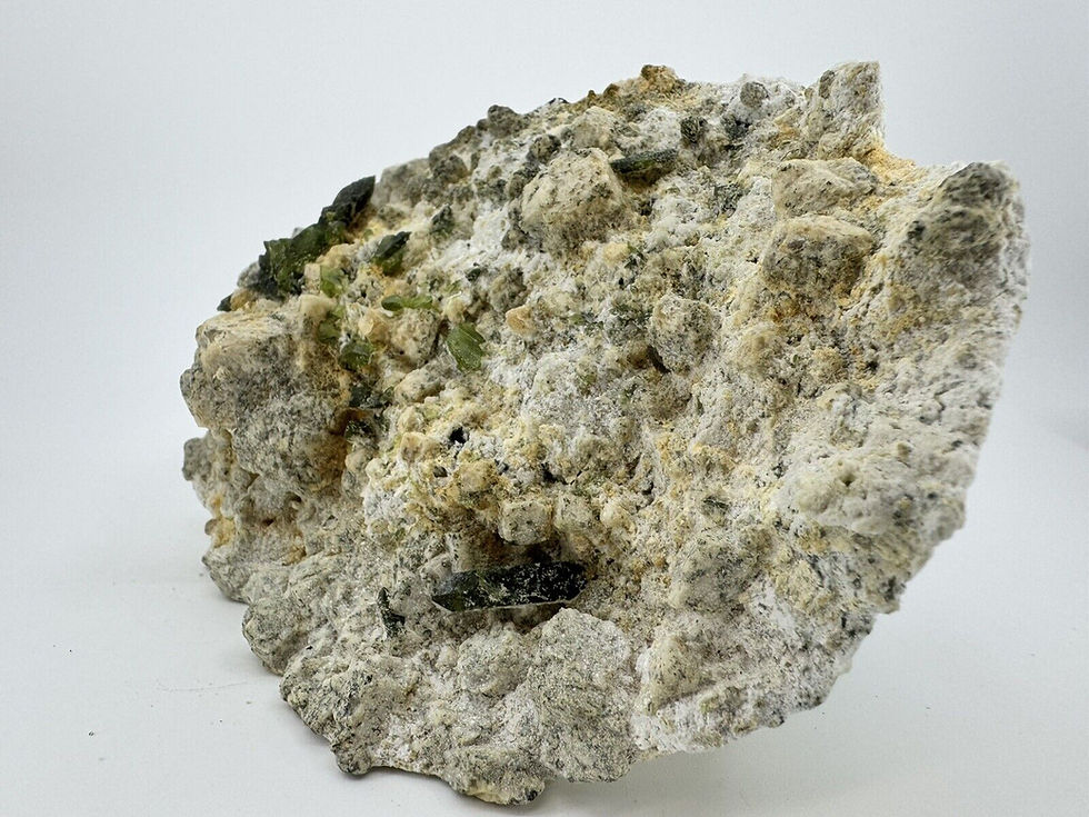 Thumbnail: Green Tourmaline Crystals On Matrix, Mineral For Sale