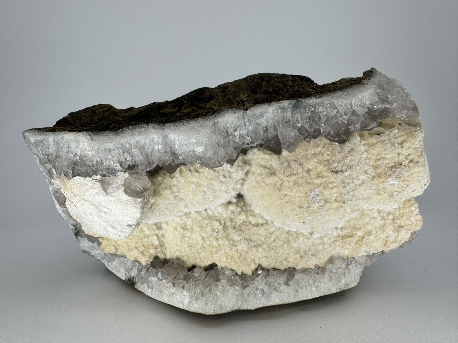 Mordenite on Quartz Chalcedony Mineral For Sale