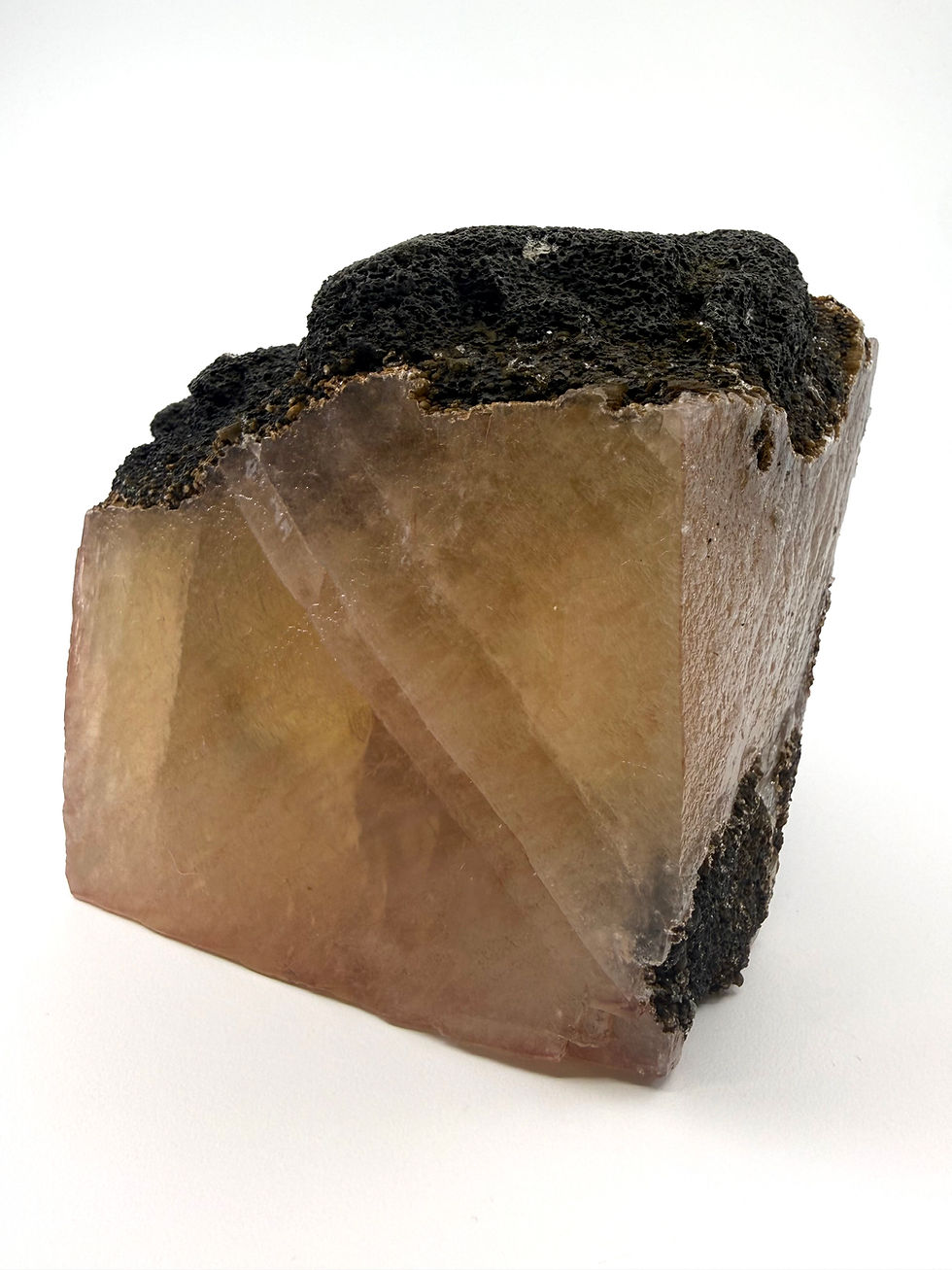 Thumbnail: Raspberry Calcite Crystal Cluster