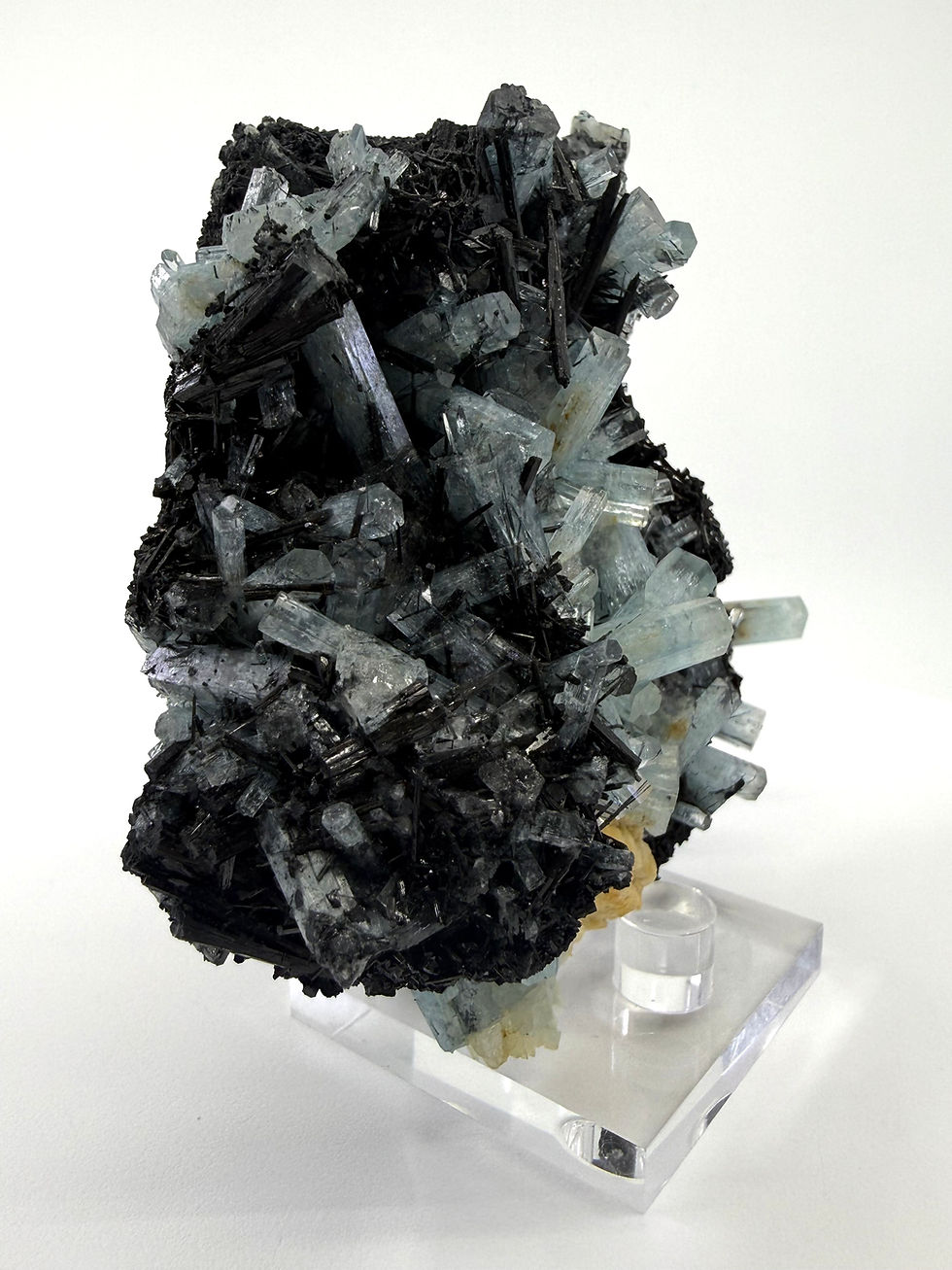 Thumbnail: Aquamarine and Black Tourmaline