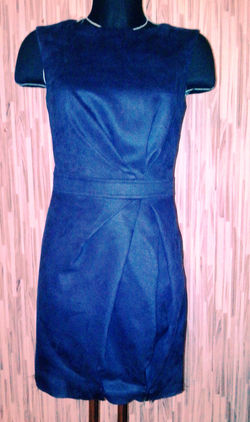 Платье из искусственной замши