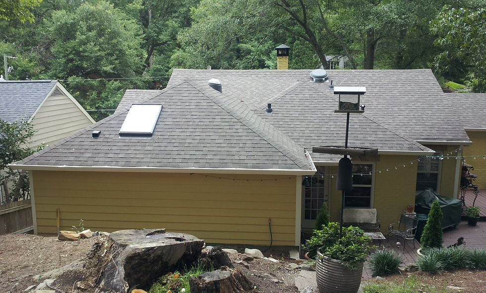 After - Rear of residence