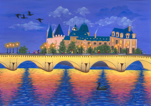 Original Painting 'Pont Neuf' | Eliza Barnes
