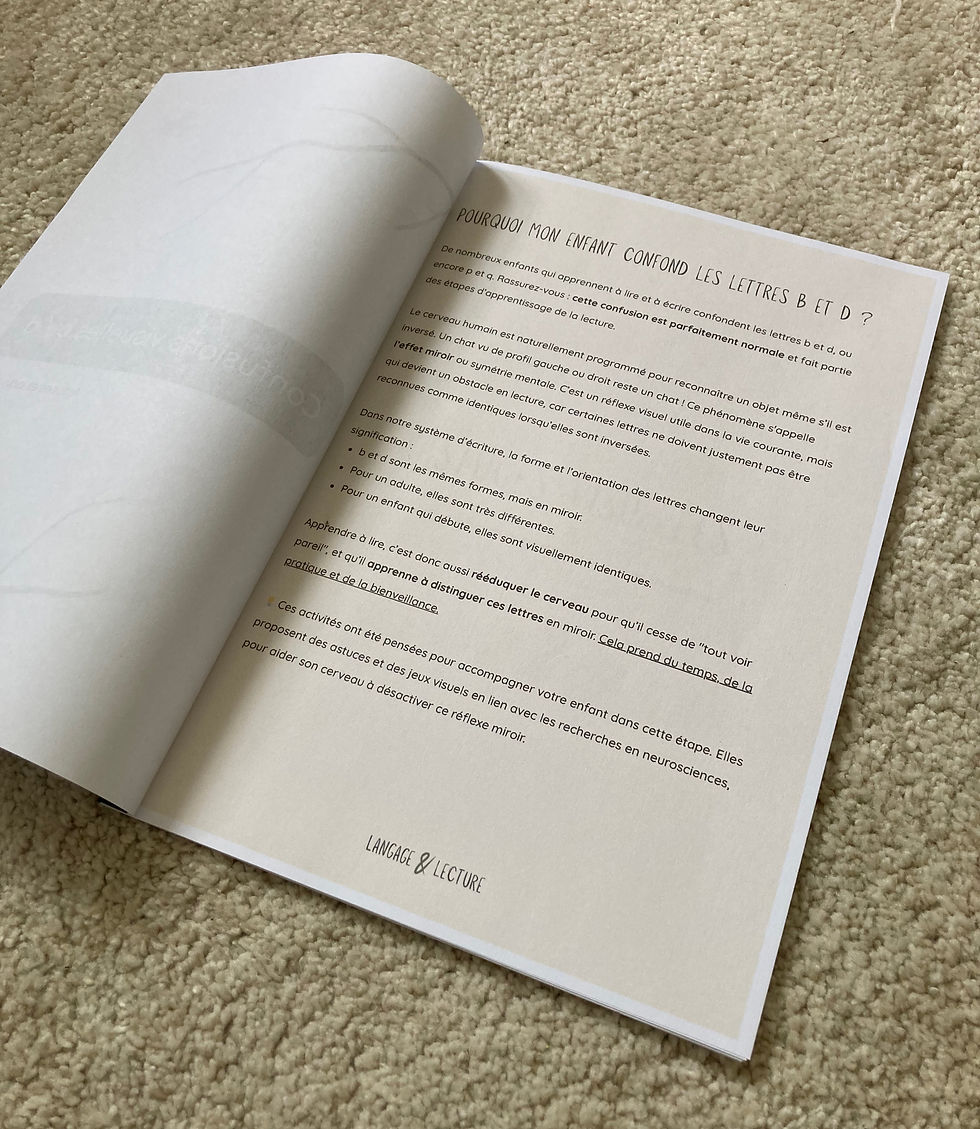 Miniature : Les confusions visuelles b et d