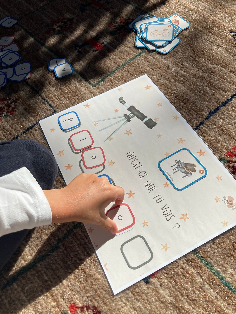 Miniature : Sous le télescope des mots – Un jeu pour préparer la lecture en douceur