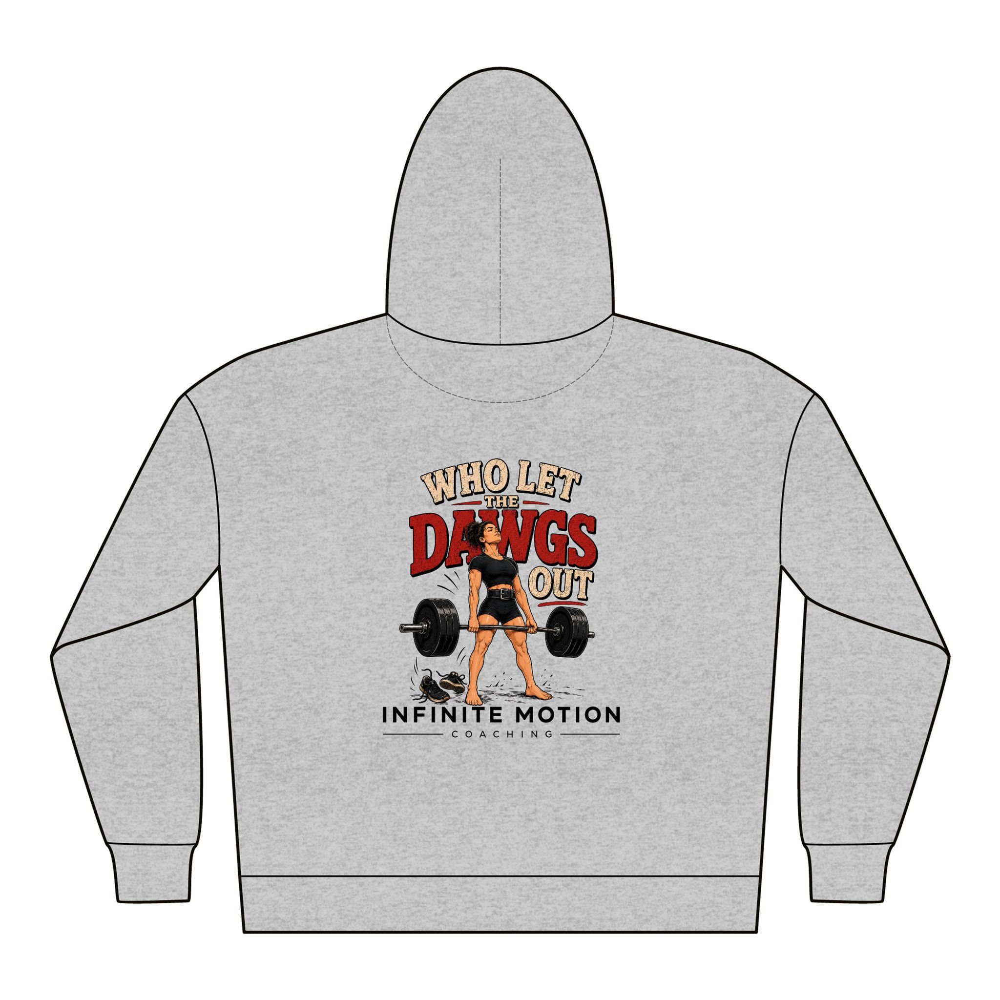 100% Organic Cotton "Who Let the Dawgs Out" Hoodie (Women's)