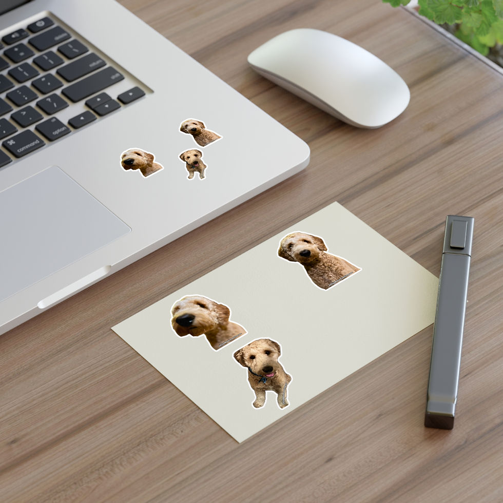 Thumbnail: Milo Sticker Sheet (3 Large/3 Small Stickers Per Sheet)