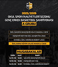 Genç Erkekler Basketbol Grup Müsabakaları!