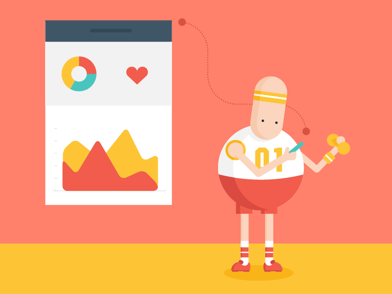 Flat design - motion design