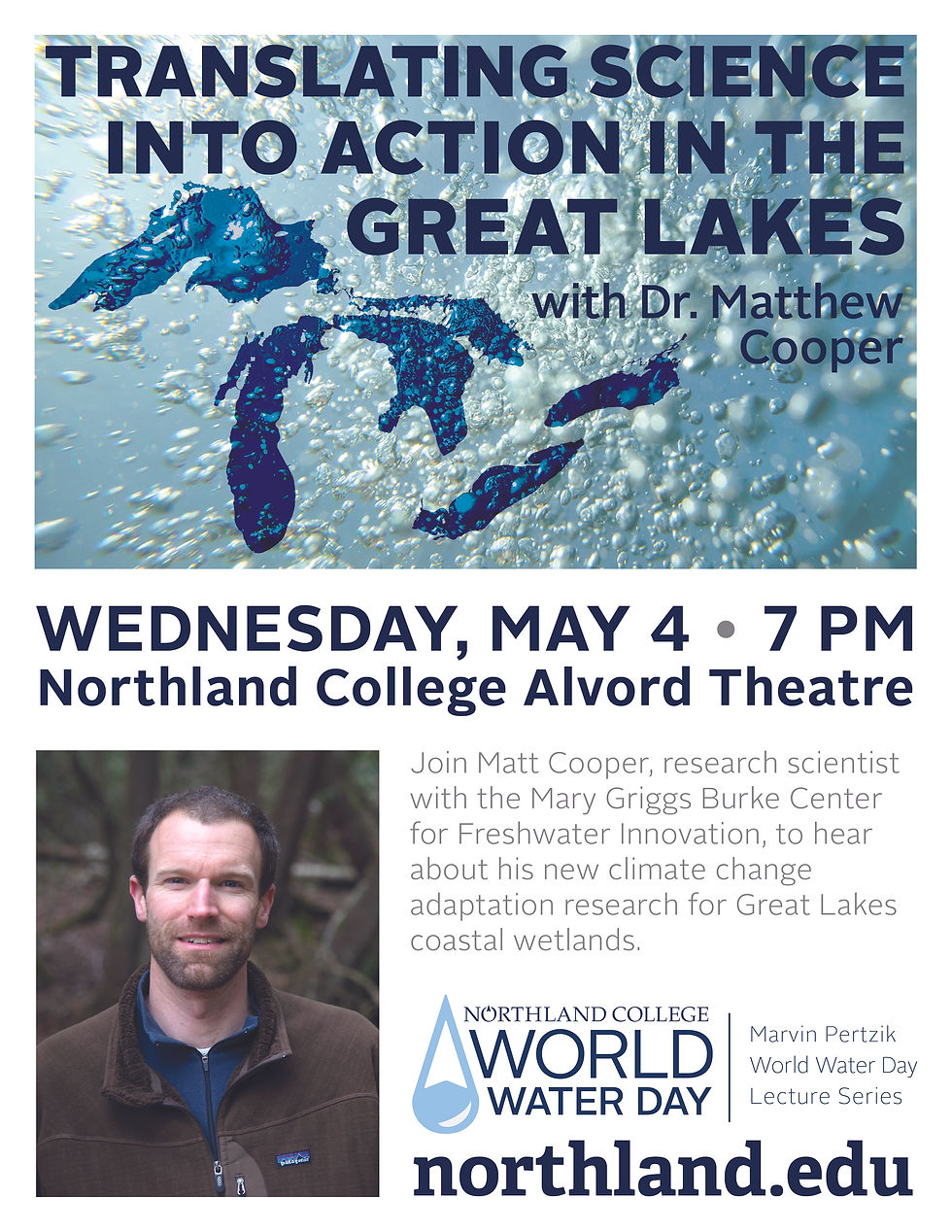 Water Week Lecture poster