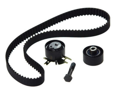 Ný tímareim áður en hún er sett í vél til að tryggja rétta tímasetningu.