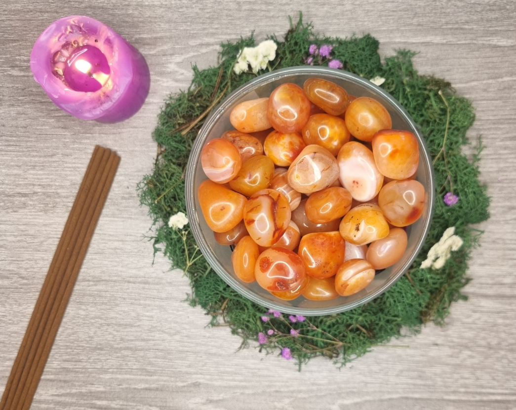 Carnelian Tumble Crystal