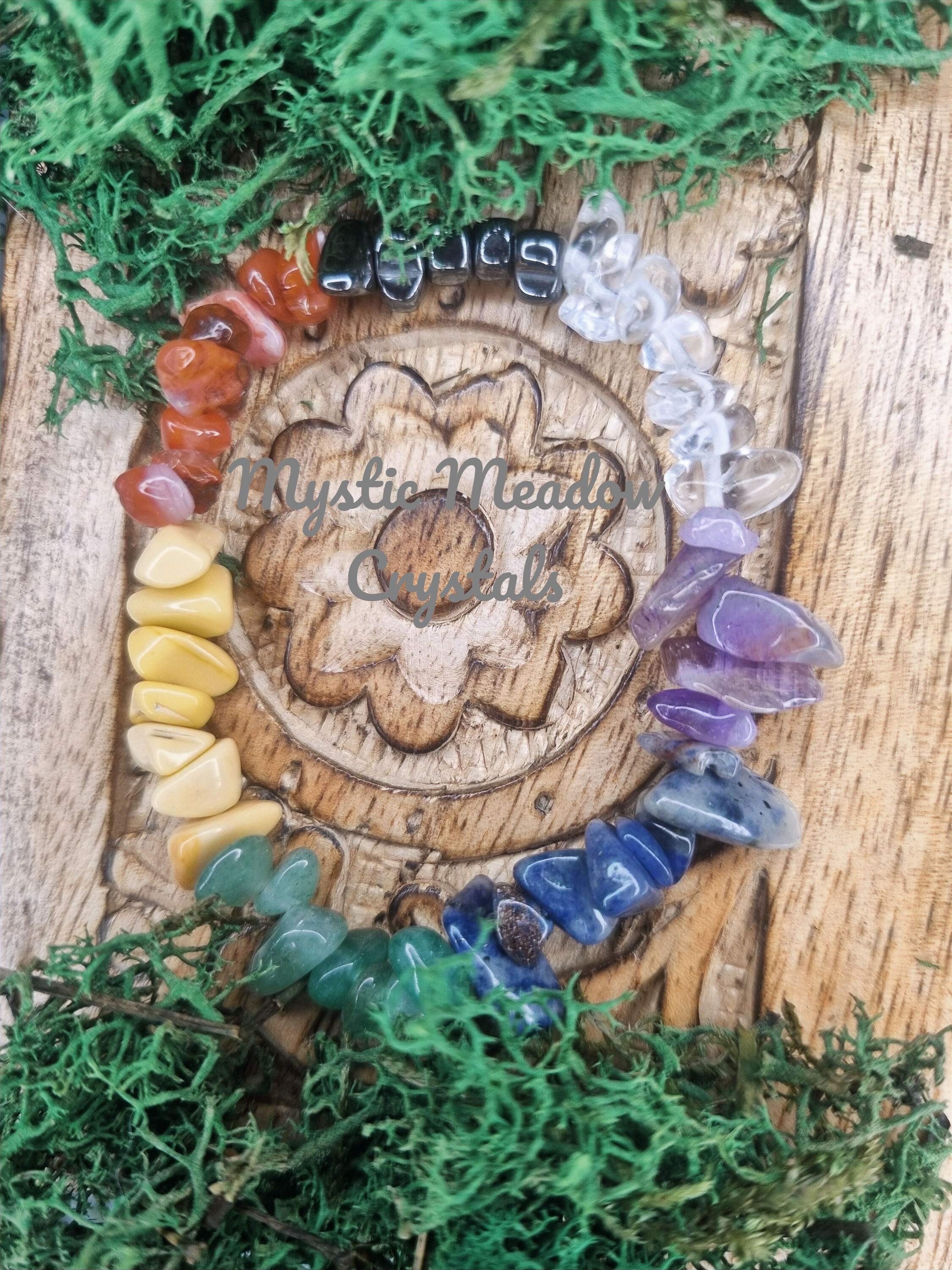 Chakra Crystal Chip Bracelets