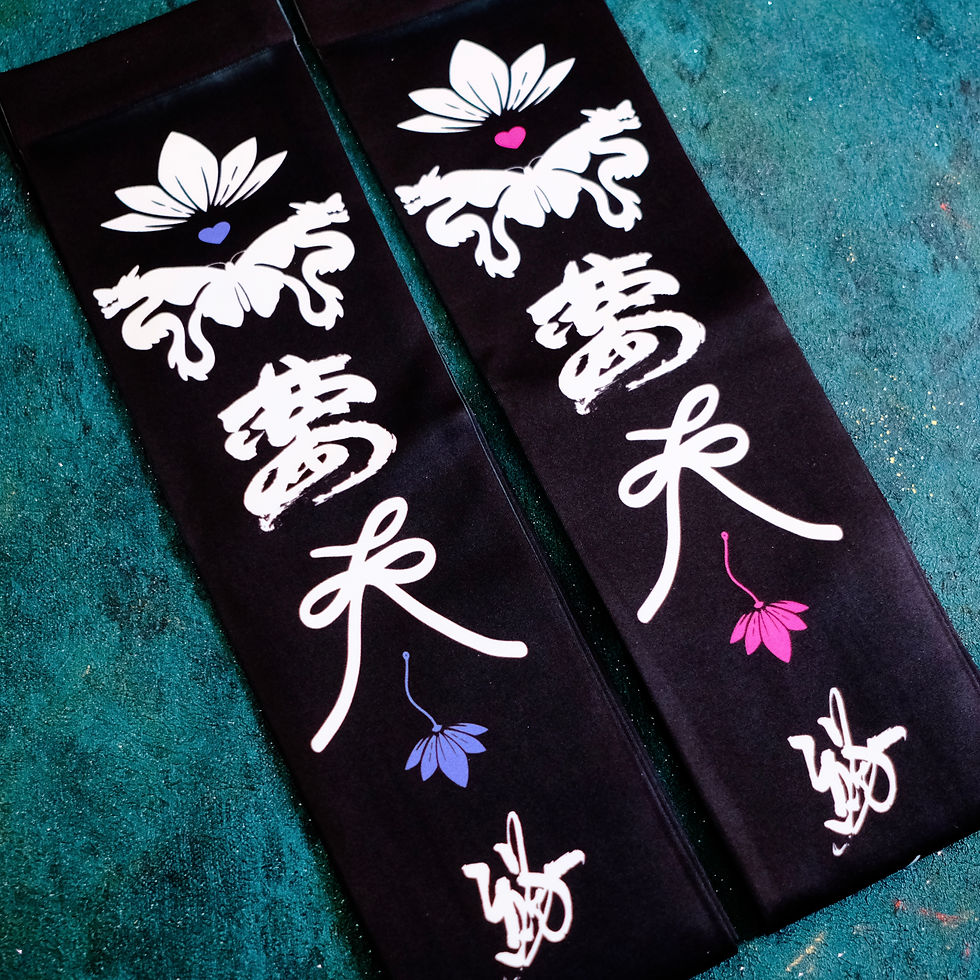 《 夢渡源起》小誌同名過膝襪