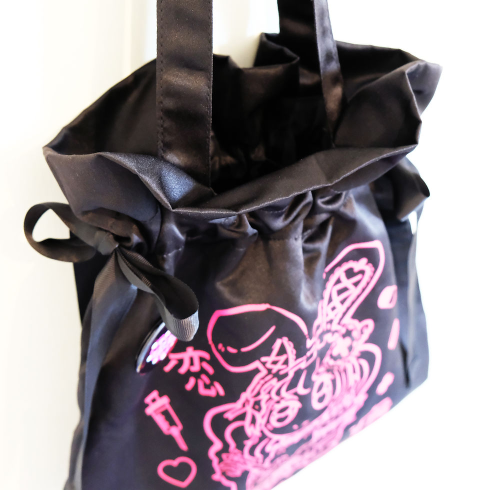 縮圖：♡病兔女郎tote bag♡
