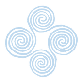 wellspring logo - four spirals
