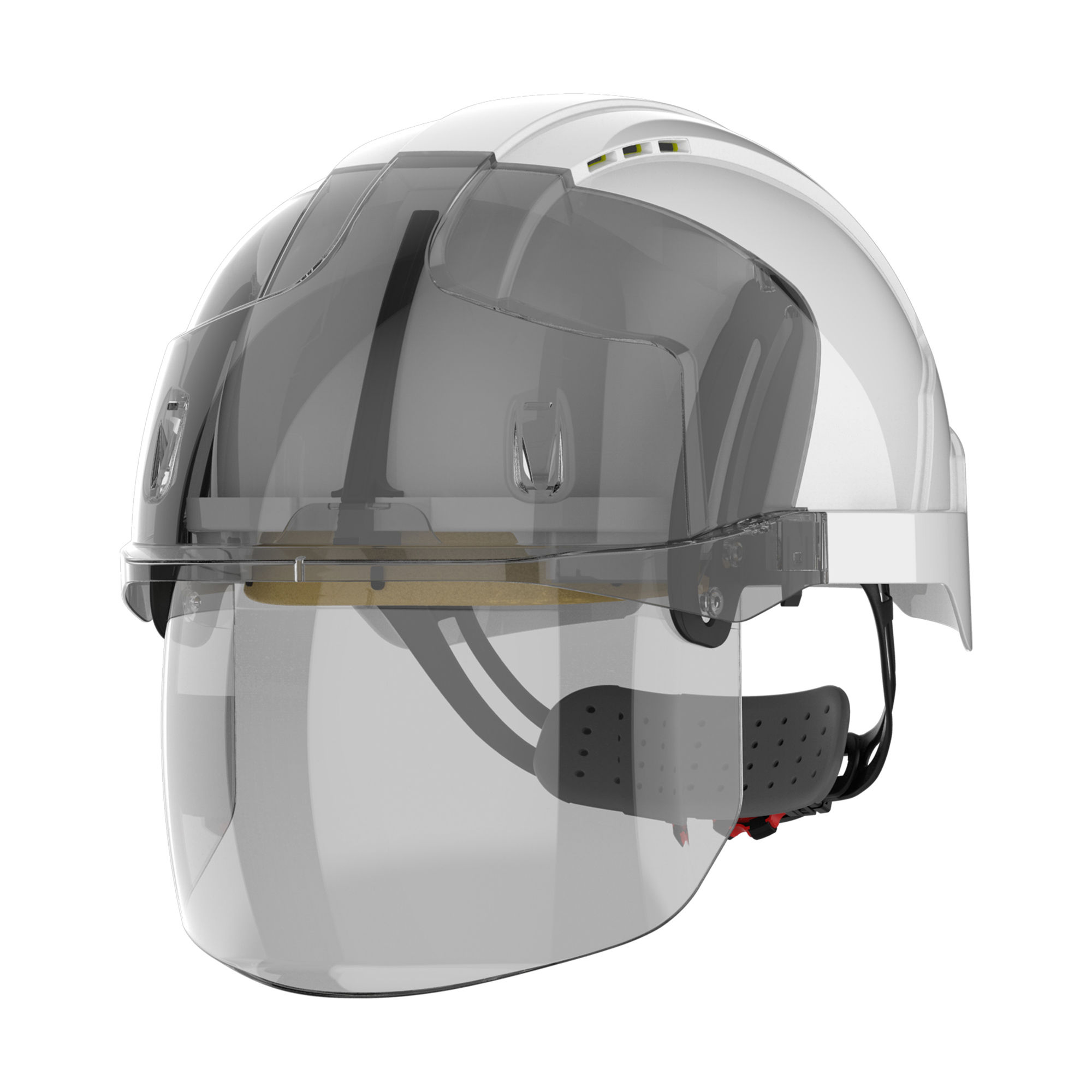 HEP105 – Casque de sécurité à visière avant