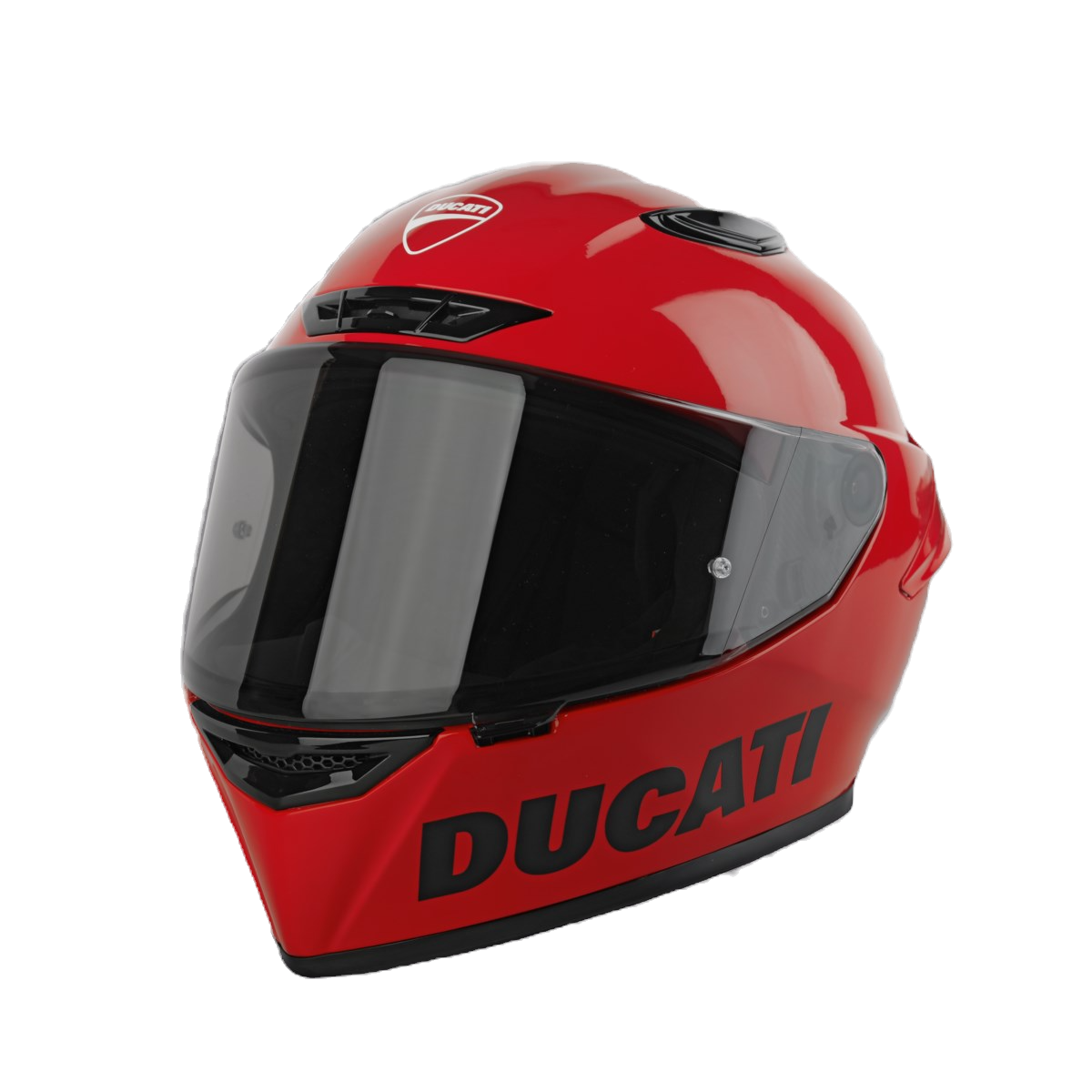 Ducati Full Face Motorcycle Helmet Glossy Red Logo 98108836