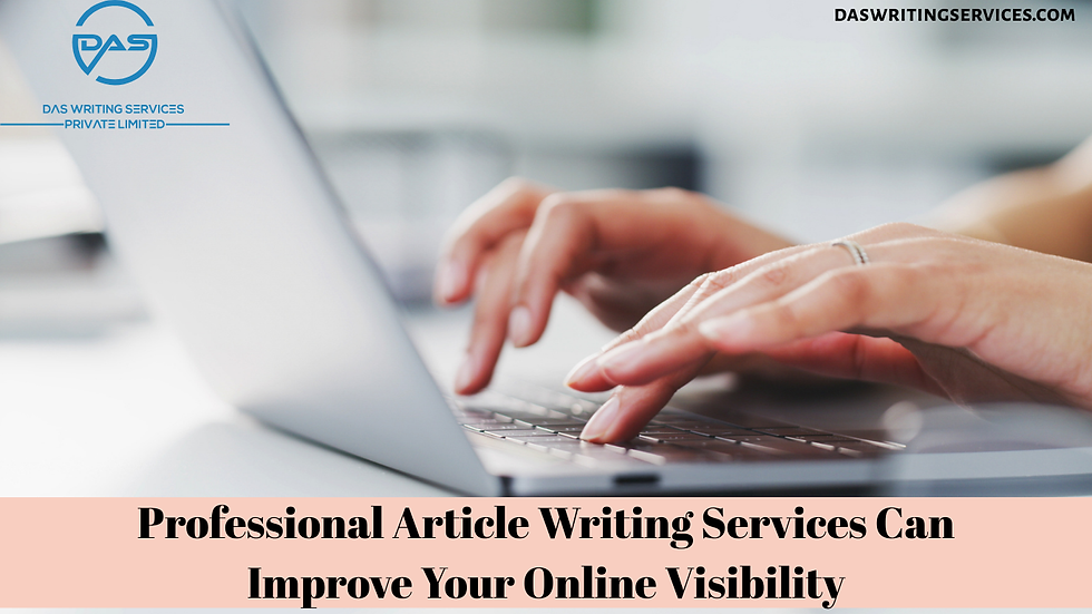 Content writing services in India