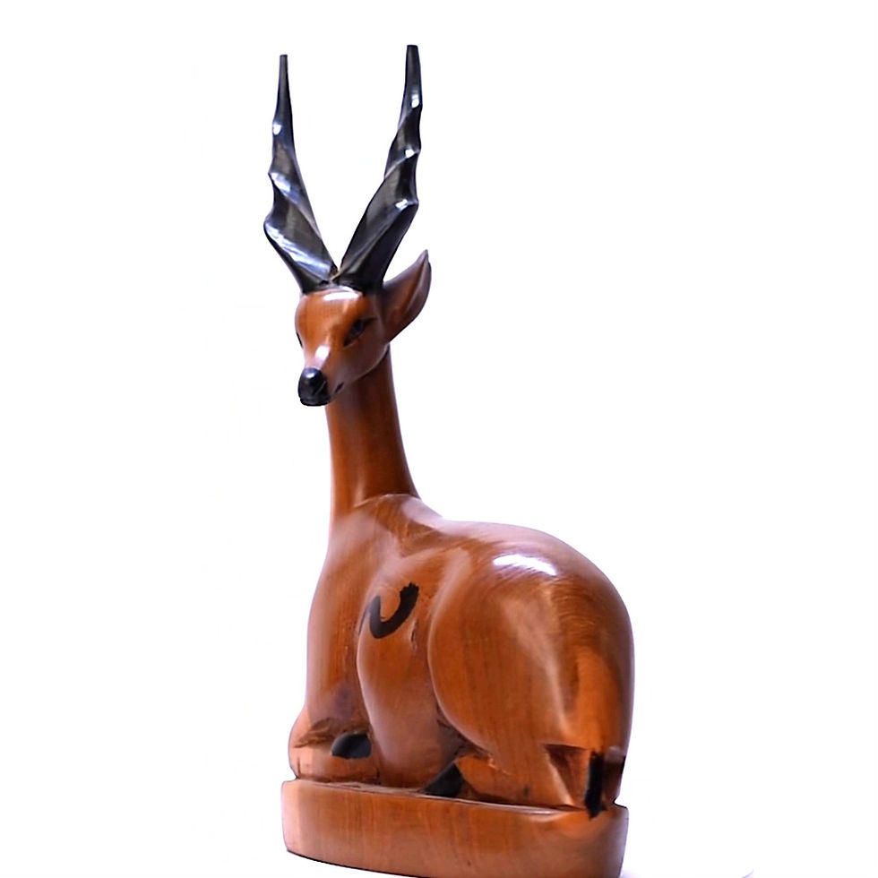 Handmade African Warrior Figurin