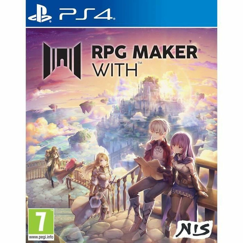 RPG Maker With game cover for PlayStation 4