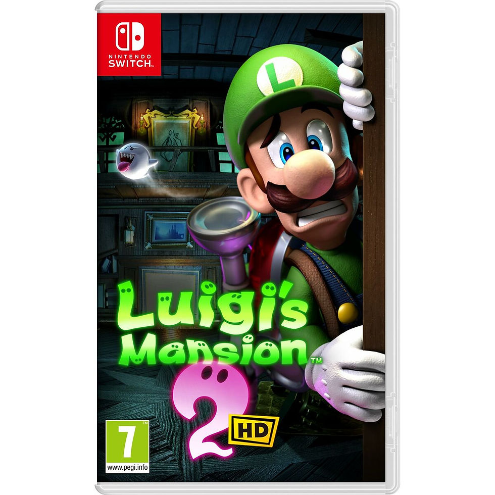 Luigi's Mansion 2 HD game cover for Nintendo Switch