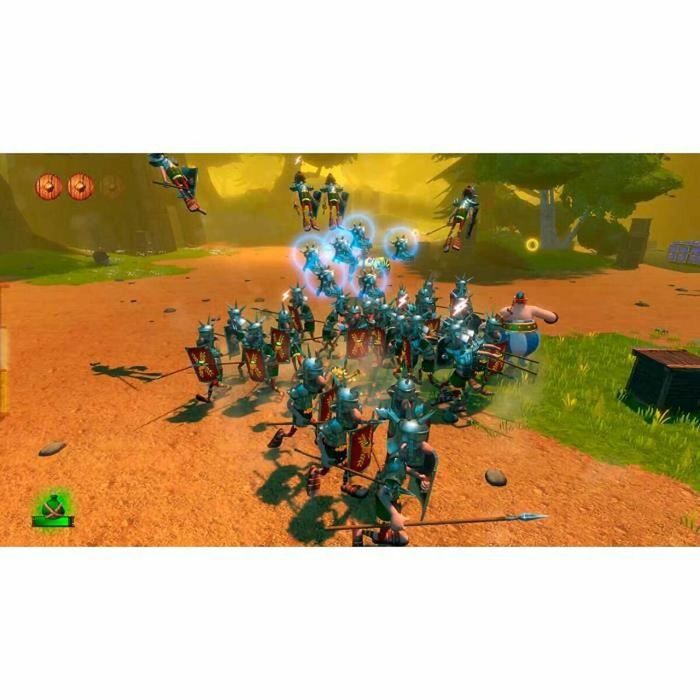 Thumbnail: Video game battle, knights fighting with magic