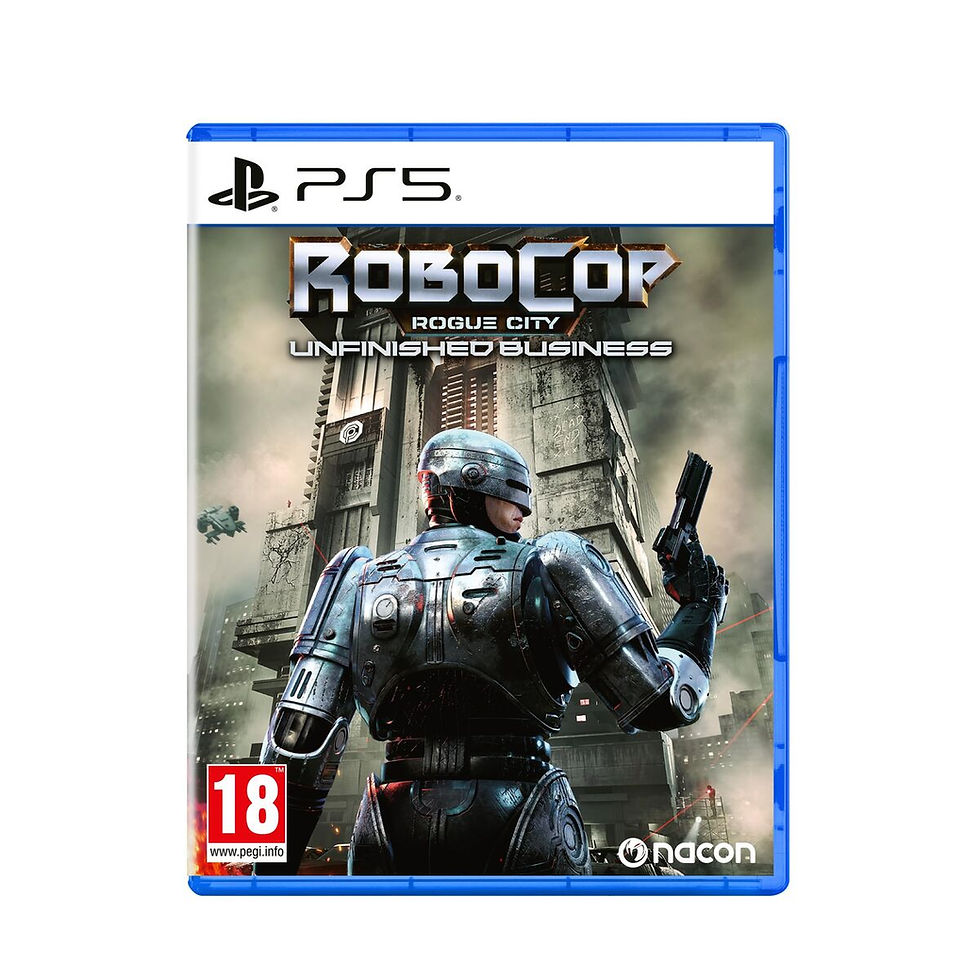 PS5 game cover for Robocop Rogue City Unfinished Business