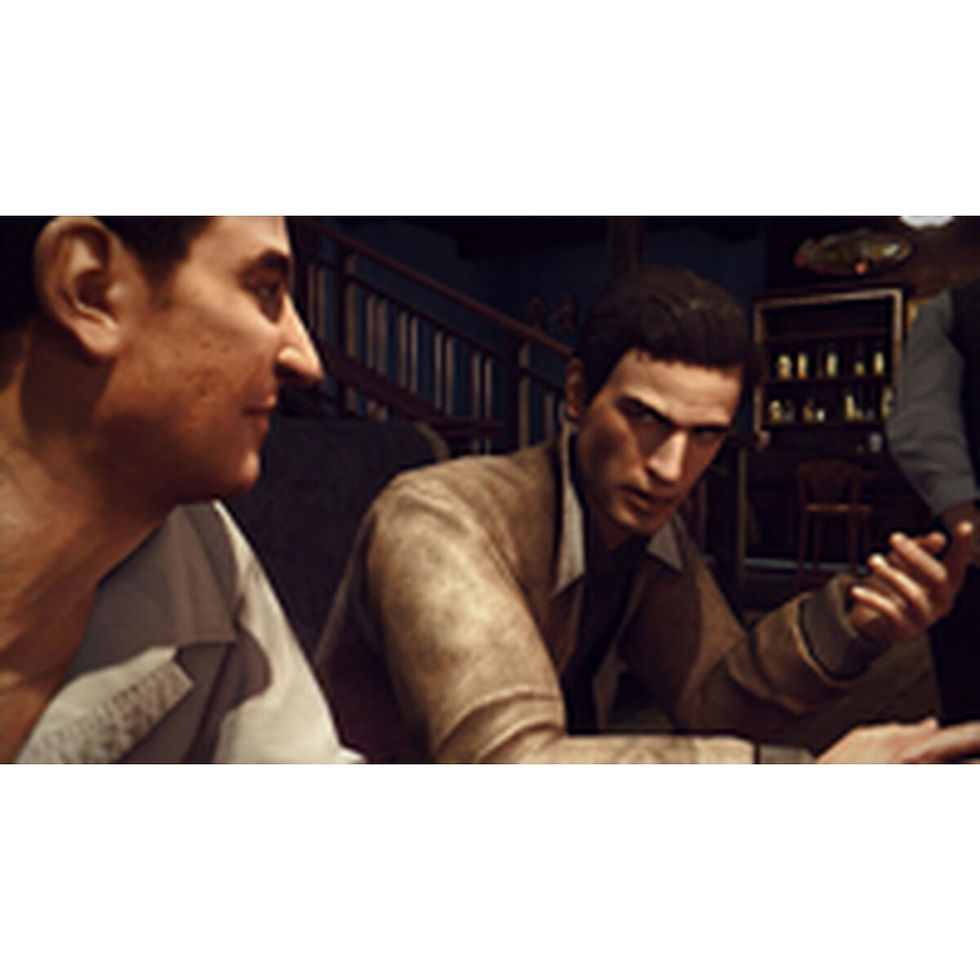 Two men in an intense scene from the Nacon PC video game