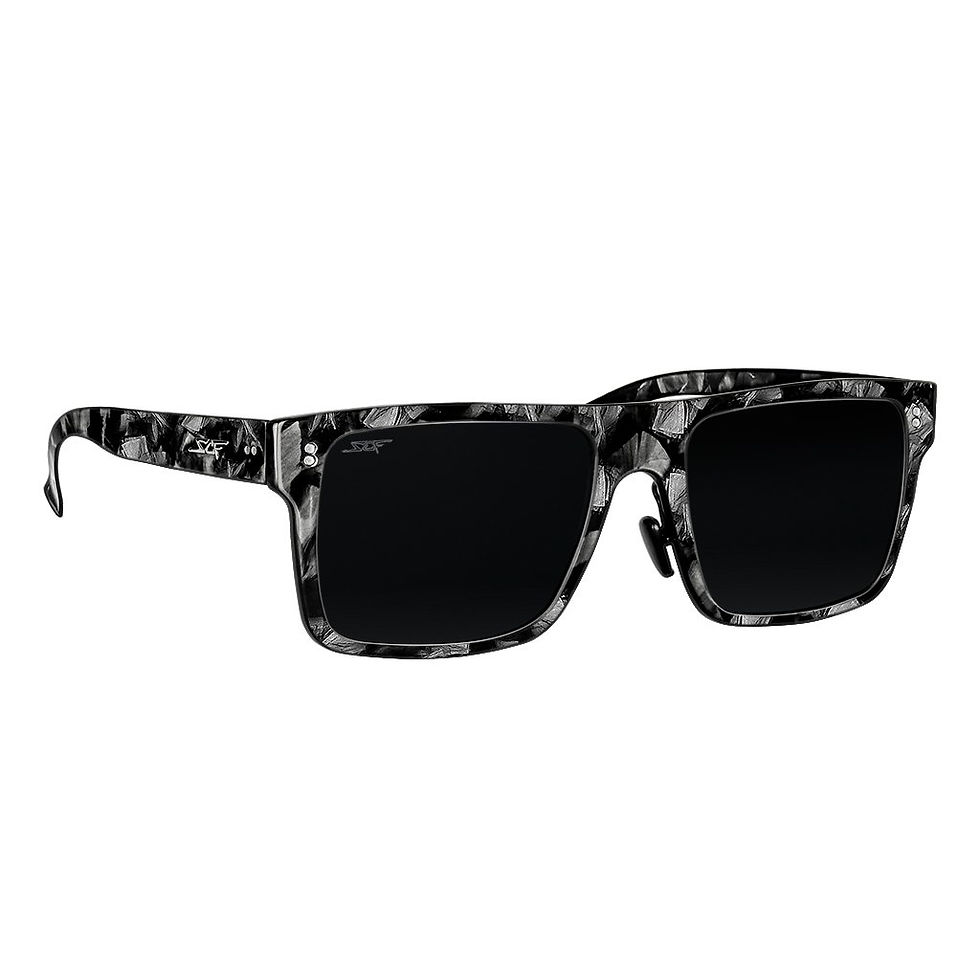 Black and white patterned sunglasses