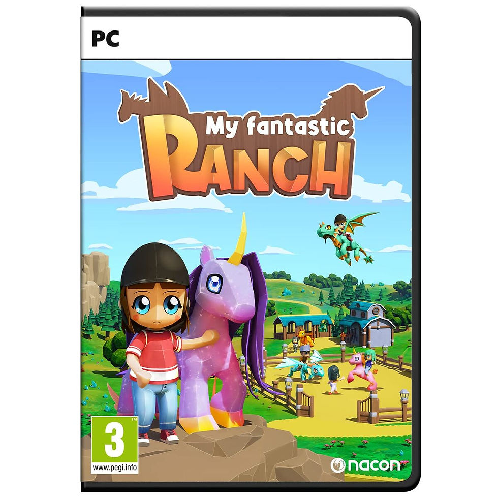 PC Video Game My fantastic RANCH cover with girl and unicorn