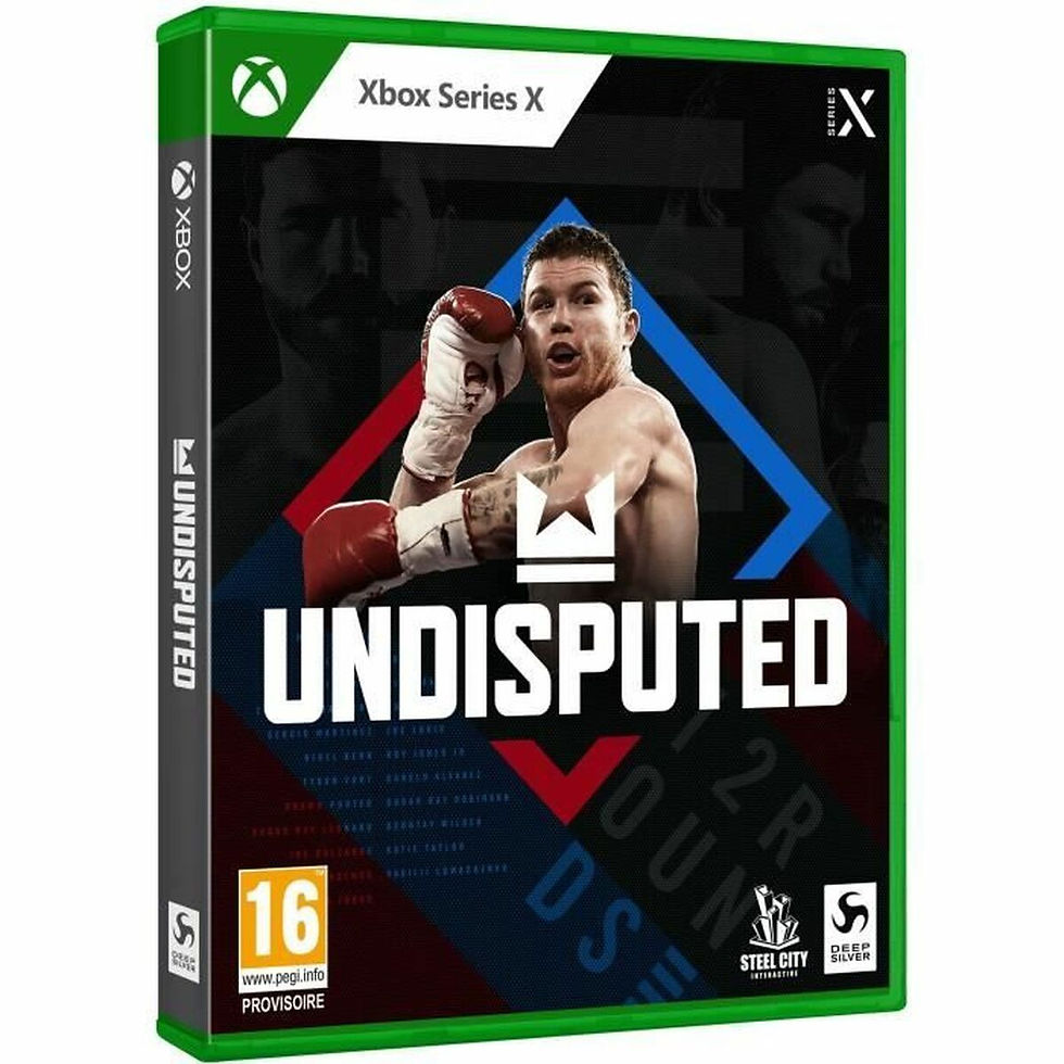 Xbox Series X Undisputed game box, boxer