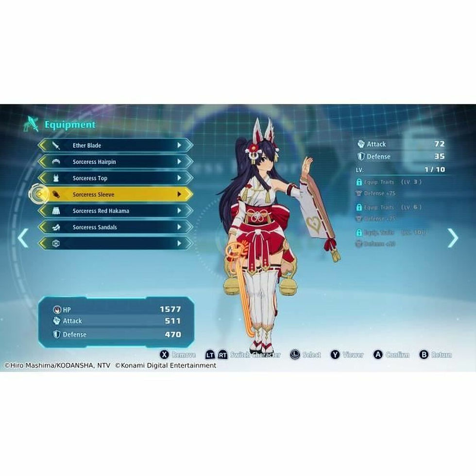 Thumbnail: Xbox Series X game character equipment, fox girl in red