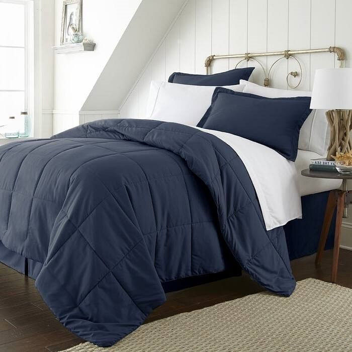 Navy blue bedding set