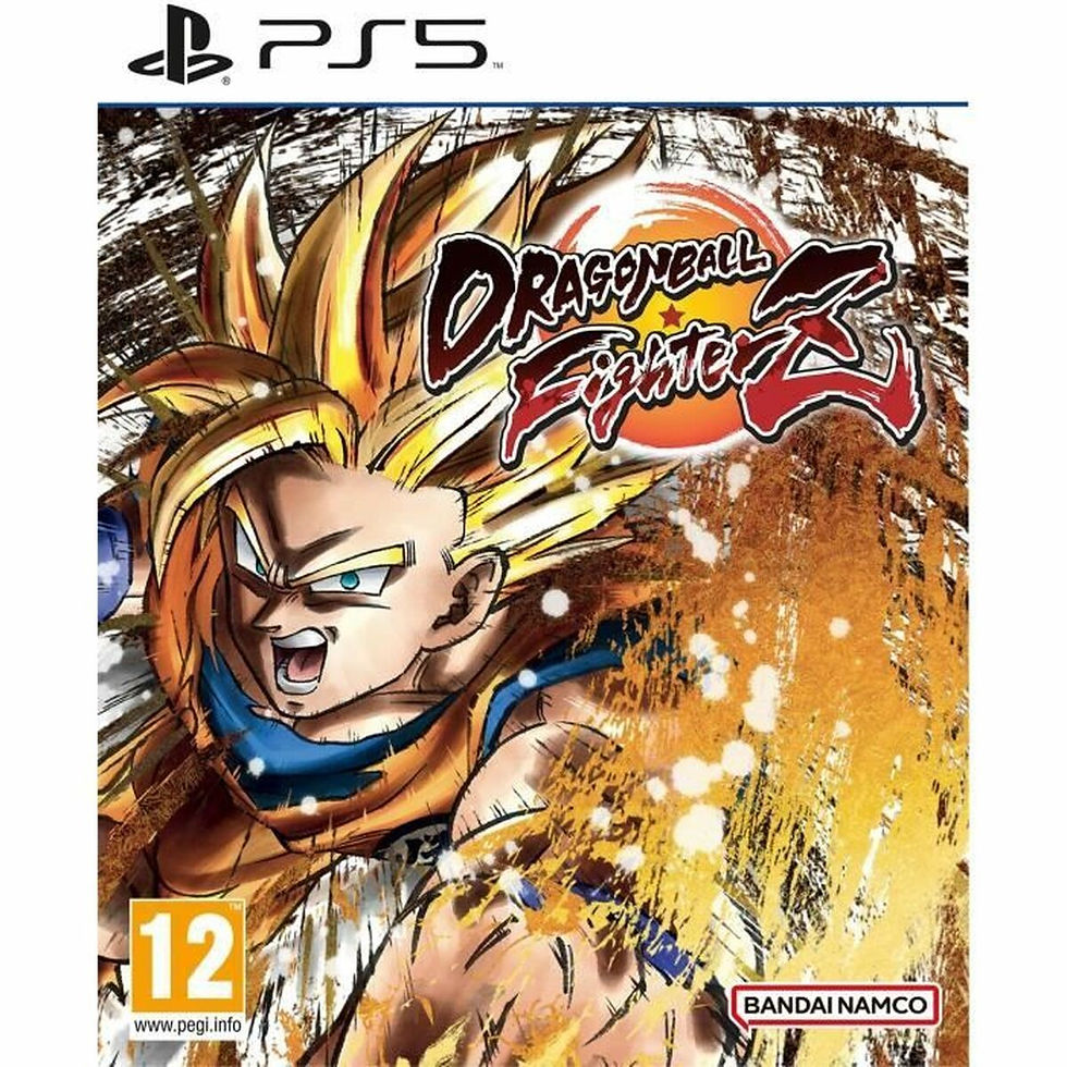 Dragon Ball FighterZ PS5 game cover, Super Saiyan Goku.