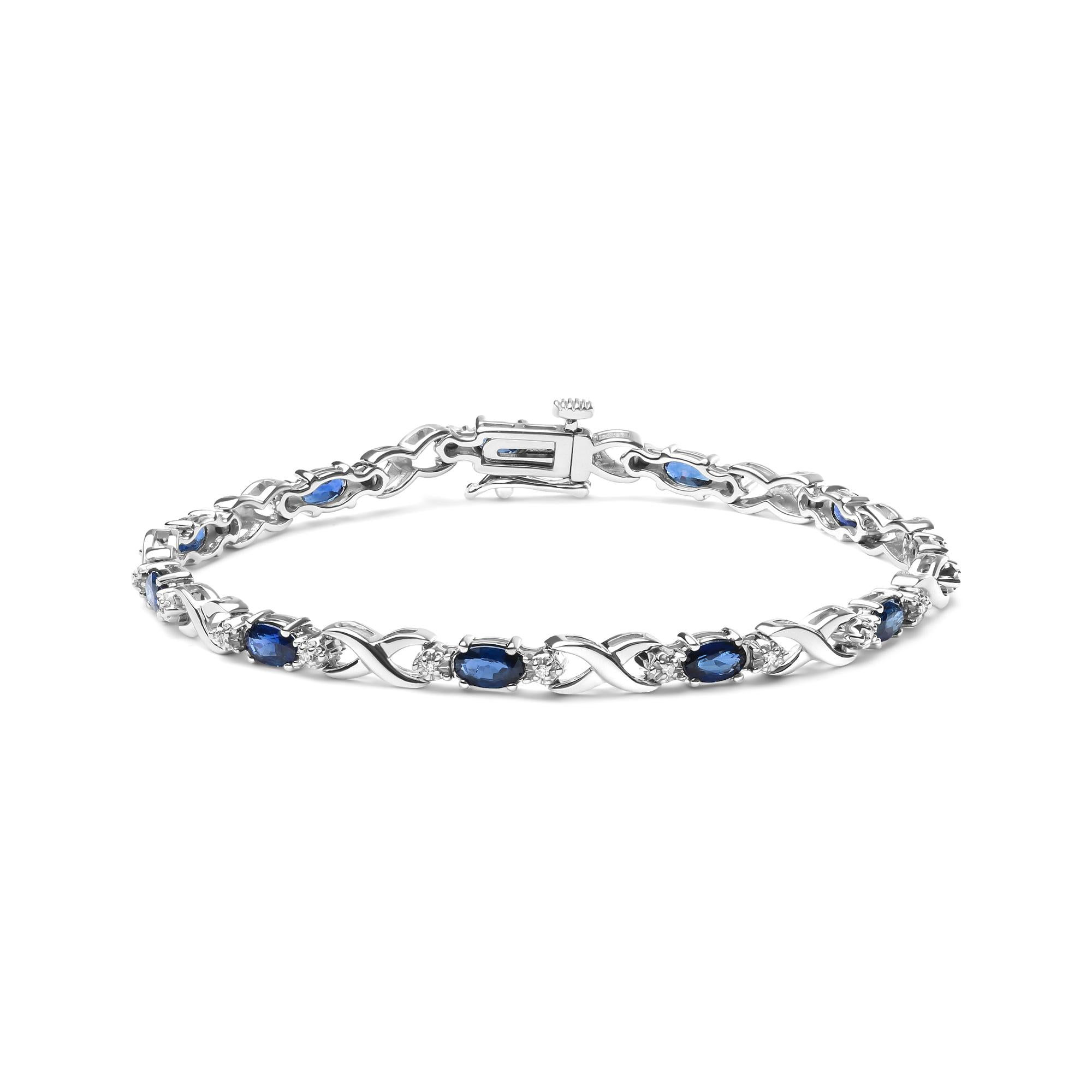 A stunning Sapphire and Diamond Bracelet