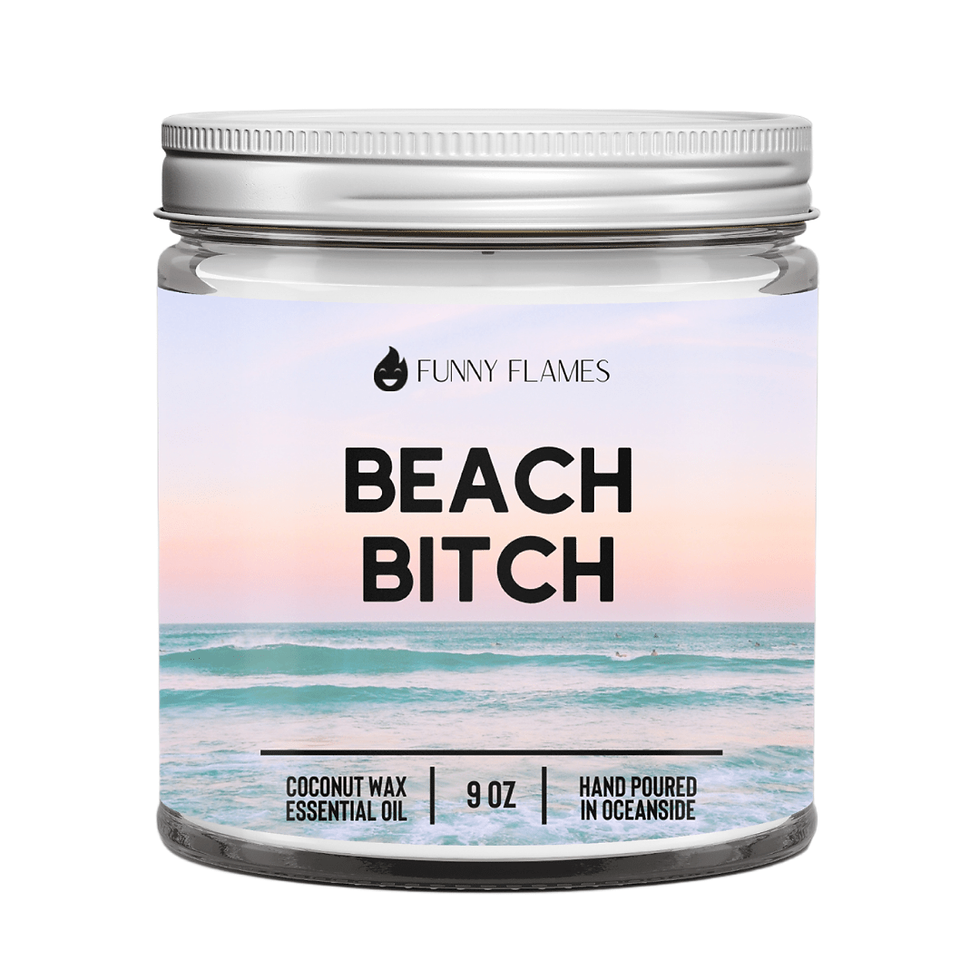 Funny Flames 'Beach Bitch' candle
