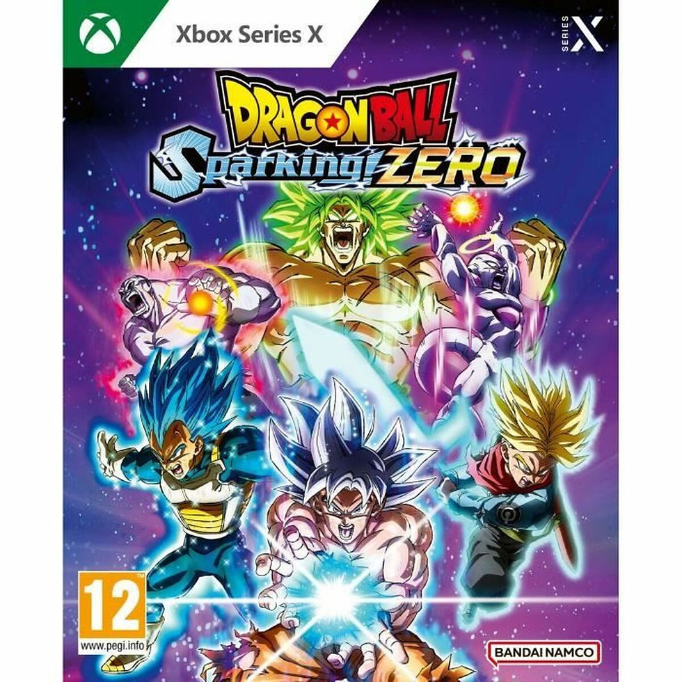 Xbox Series X Dragon Ball Sparking! ZERO game cover, 12 rating