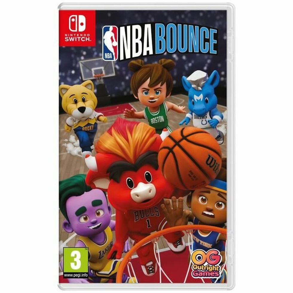 NBA Bounce Nintendo Switch game cover with mascots
