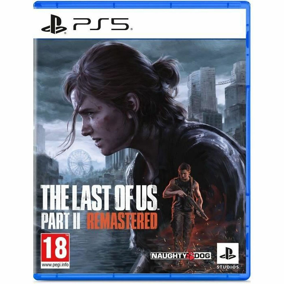 The Last of Us Part II Remastered PS5 game cover, 18 rating