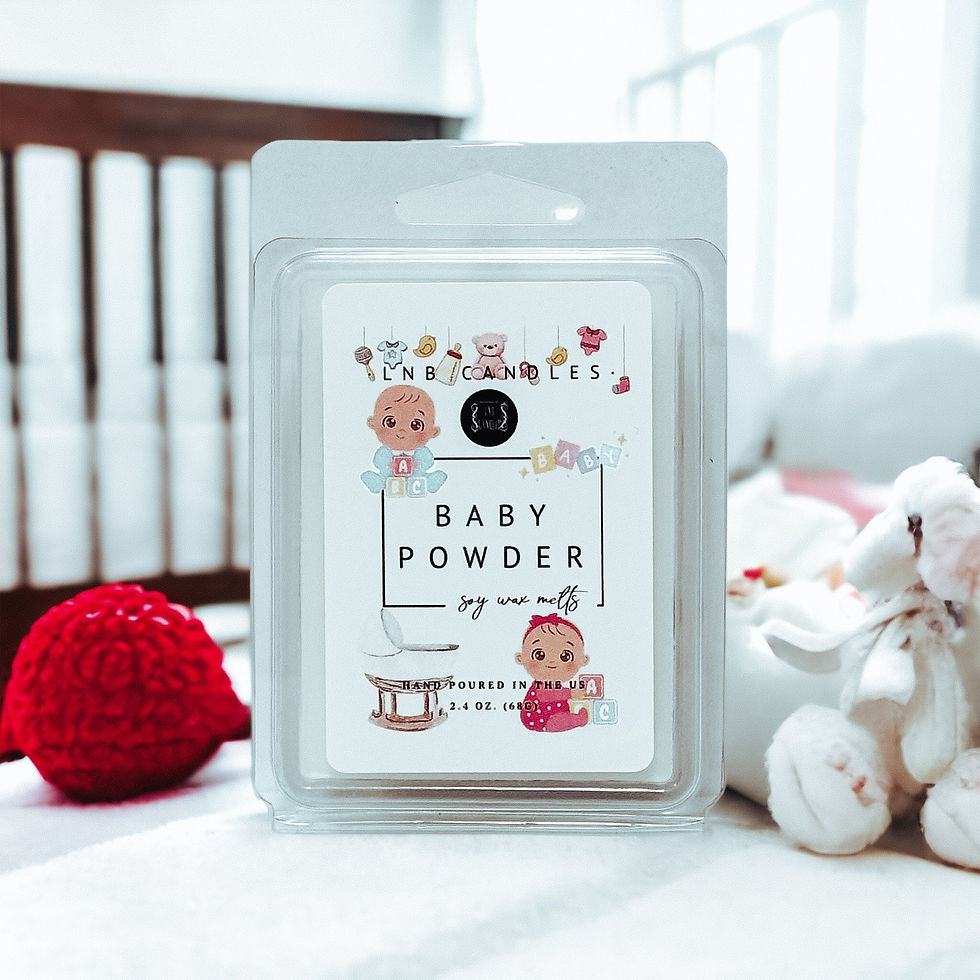 Luna Candles Baby Powder wax melt