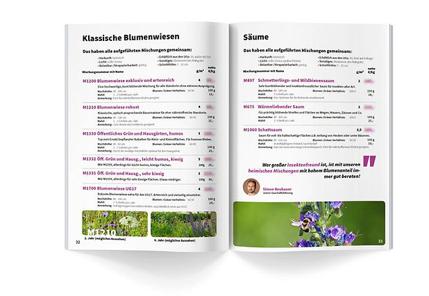 Produktkatalog offen