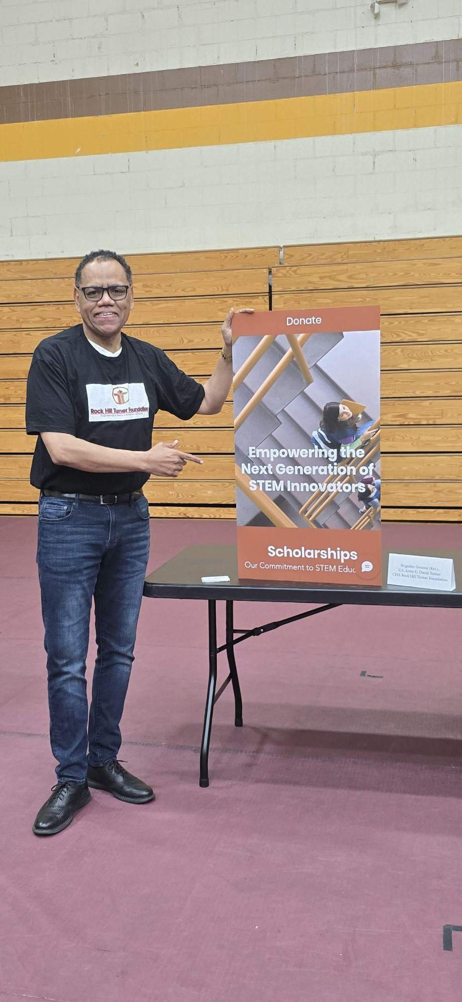 David Turner presenting at Harris Stowe University