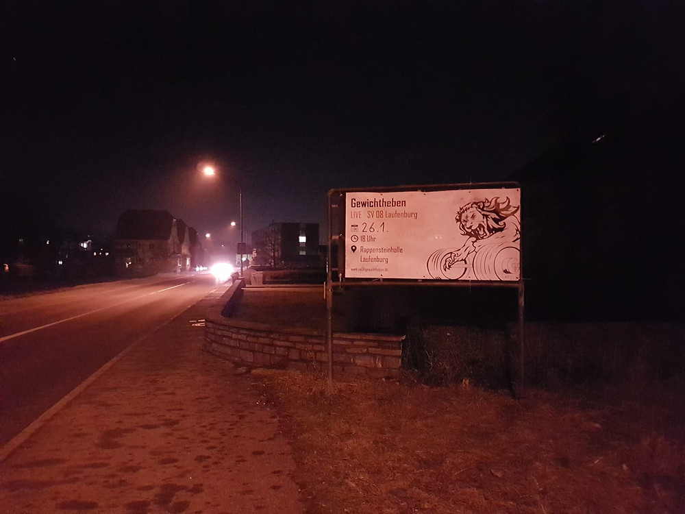 Banner Ortseinfahrt Rhina