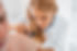 Doctor dermatologist examines skin of patient. Dermatoscopy, prevention of melanoma, skin