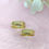 Miniatura: Alianças em ouro 18kls italianas 6mm