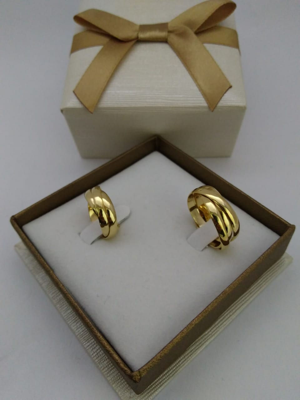 Miniatura: Alianças em ouro 18kls Cartie