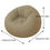 Thumbnail: Khaki Inflatable Sofa - Portable Round Lazy Sofa Chair