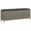 Thumbnail: NNEVL Garden Bench with Cushion Grey 110x30x40.5 cm Poly Rattan