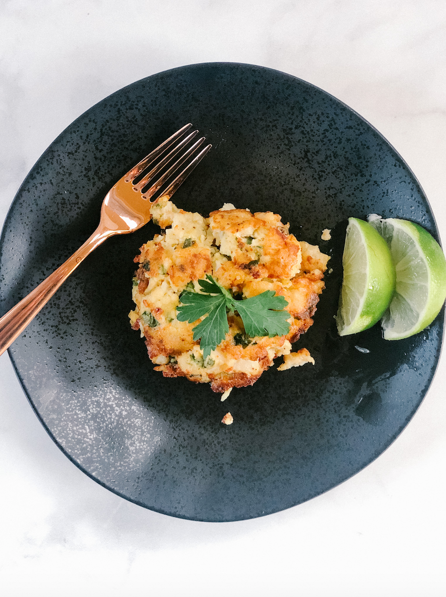 Pretty Delicious Life Scallop Cakes Low FODMAP Friendly + Grain Free